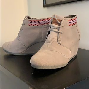 Toms Womens Shoes Wedges Size 7